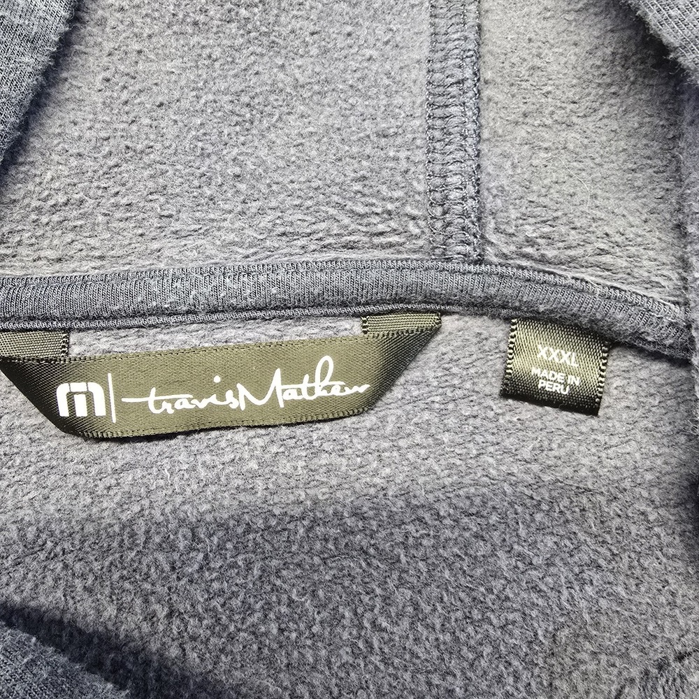 Travis Mathew Coastal Cloud Hoodie Pullover Sweatshirt XXXL 3XL Blue Golf - Picture 2 of 6